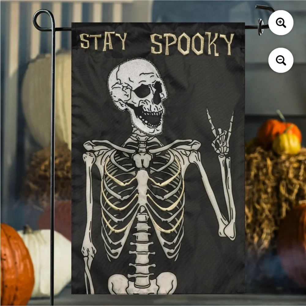 Halloween 💀 Flag “Stay Spooky” NWT